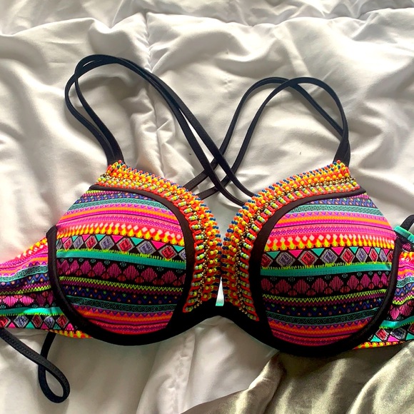 patterned bikini top 36B - Picture 1 of 3